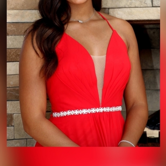 Red Prom Dress - Picture 3 of 7